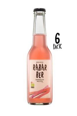 Rhubarb 6 pack soft drink organic kaynbee